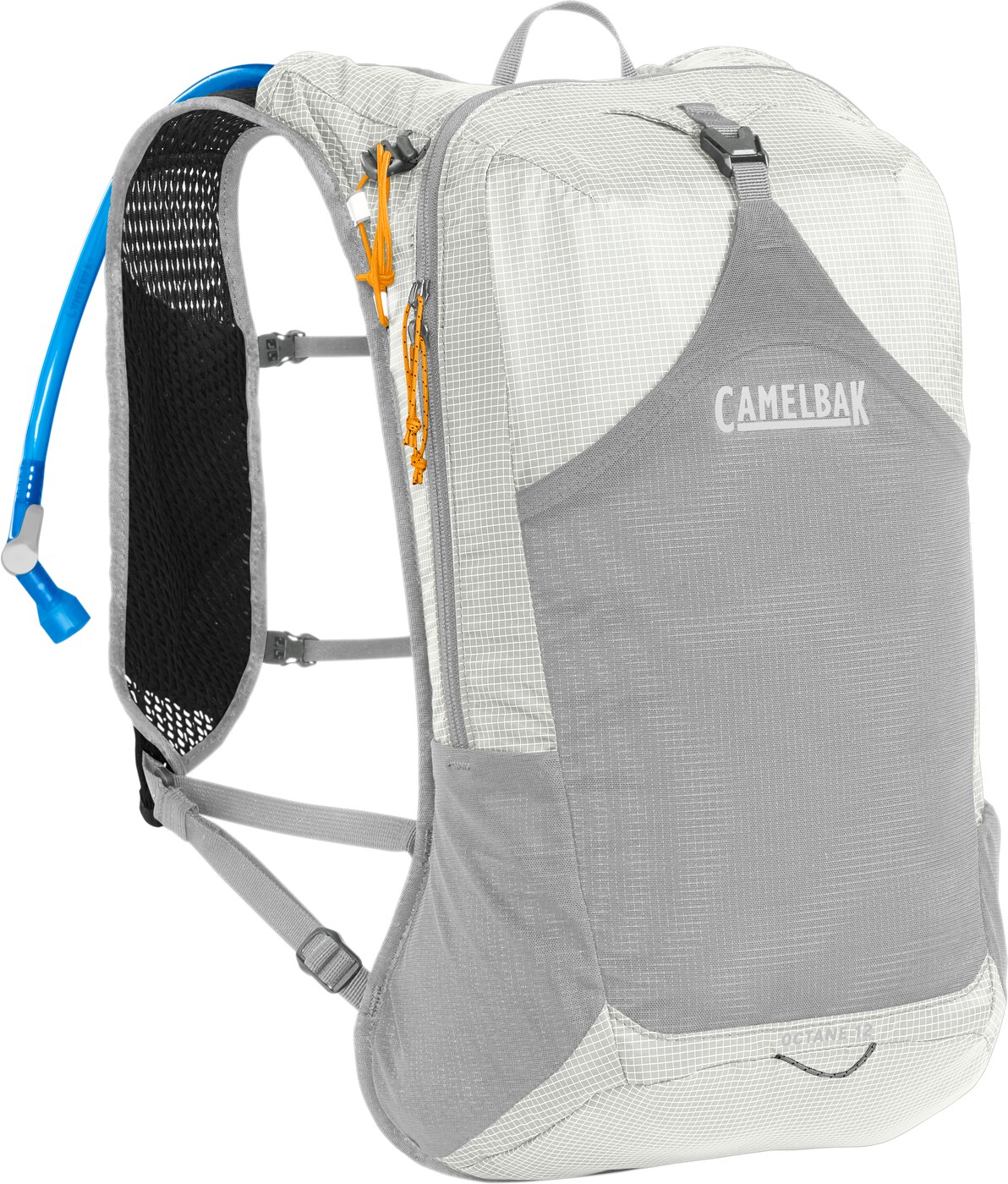 Hvit løpesekk med drikkesystem fra Camelbak